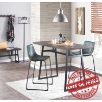 Lumisource LS-INDYWR AN Indy Wire Industrial Floor Lamp in Antique 